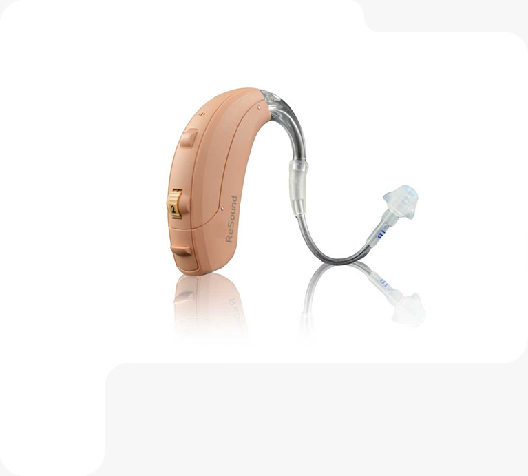 ReSound hearing aid with built-in tinnitus masking and sound therapy for relief & clarity