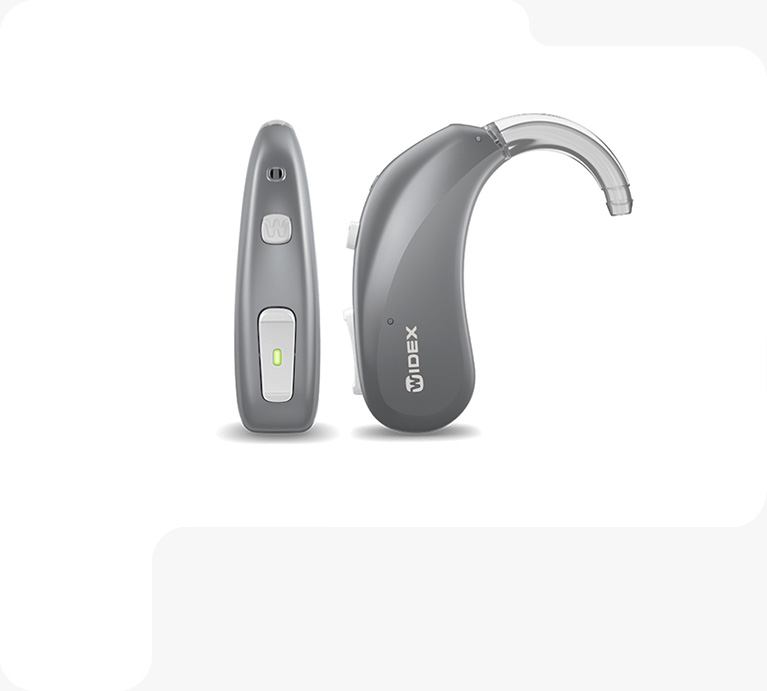 Widex Moment hearing aid — PureSound™ technology for natural, delay-free audio like you used to hear