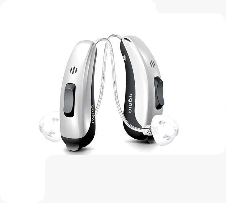Signia Audéo™ Lumity hearing aid with SmartSpeech™ for improved speech understanding in noise